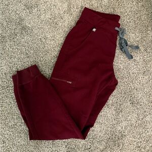 Burgundy Figs Jogger Pants XS